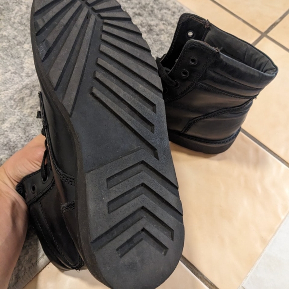 Men's Transcript Size 7 Black Boots - Picture 2 of 3